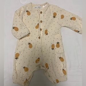 Zara pear romper newborn